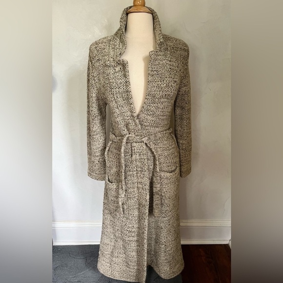 Vintage Q Muliti Color Knitted Maxi Wool & Acrylic Cardigan Size Medium - Picture 7 of 13